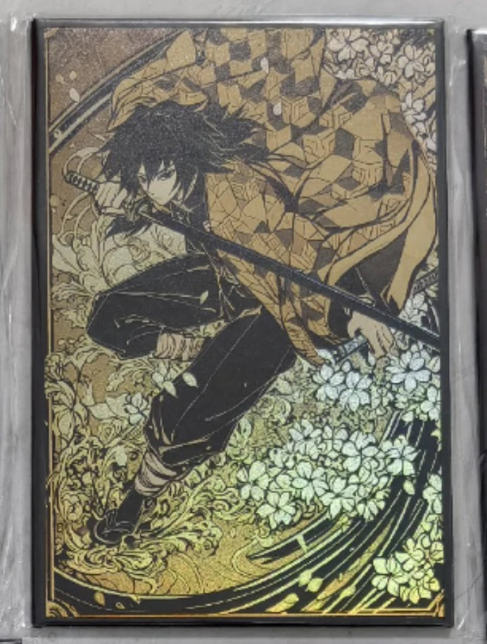 Anime Demon Slayer Kamado Nezuko Kochou Shinobu Rengoku Kyoujurou Kanroji Mitsuri Collection Cards Birthday Gift Children's Toys