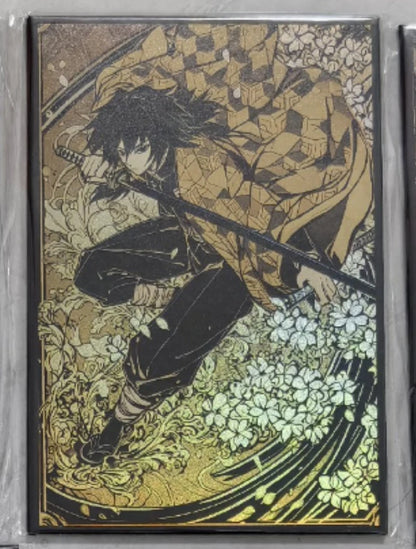 Anime Demon Slayer Kamado Nezuko Kochou Shinobu Rengoku Kyoujurou Kanroji Mitsuri Collection Cards Birthday Gift Children's Toys
