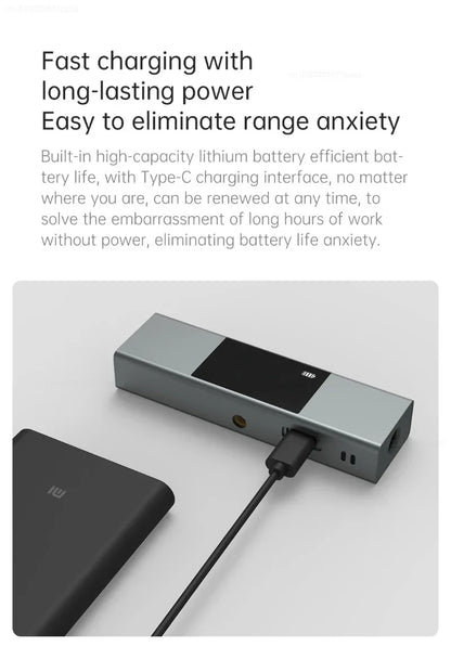 Xiaomi Duka Rapporteur laser Inclinomètre numérique Mesure d'angle 2 en 1 Niveau laser Règle Jauge Outils de construction Règle d'angle