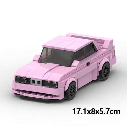 Bricklink Technical Car City Speed Champions M3 E30 E36 E46 GTR 635CSi 850CSi Vehicles Sets Building Blocks Toys Children Gift