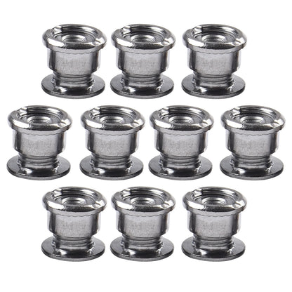 10 piezas de pernos para bielas de bicicleta, pernos simples, dobles y triples, tornillos de acero para platos y platos, tornillos para platos y tuercas, accesorios para bicicletas