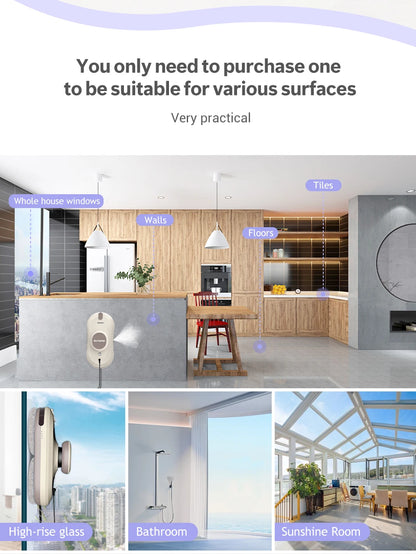 SUNSMAI Robot Window Cleaning Machine Window Washing Robot Double Sided Water Spray Type Window Cleaning Robot