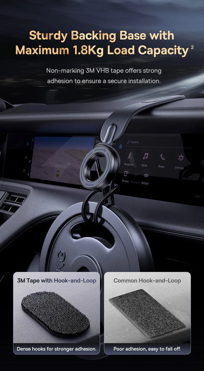 Support magnétique Baseus pour téléphone portable de voiture, support pliable pour iPhone 12 13 14 Pro Max pour Samsung S23
