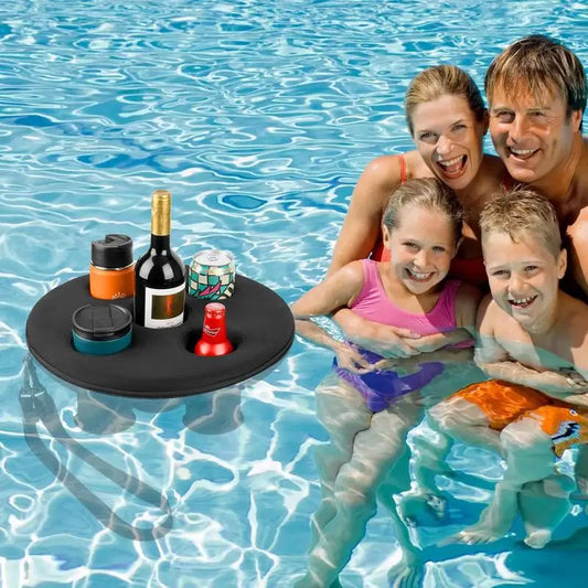 5 Holes Floating Drink Holder Hot Tub Drink Tray With Floating Tray For Pool Parties Beach Spa Hot Tub Drink Floaties Pool