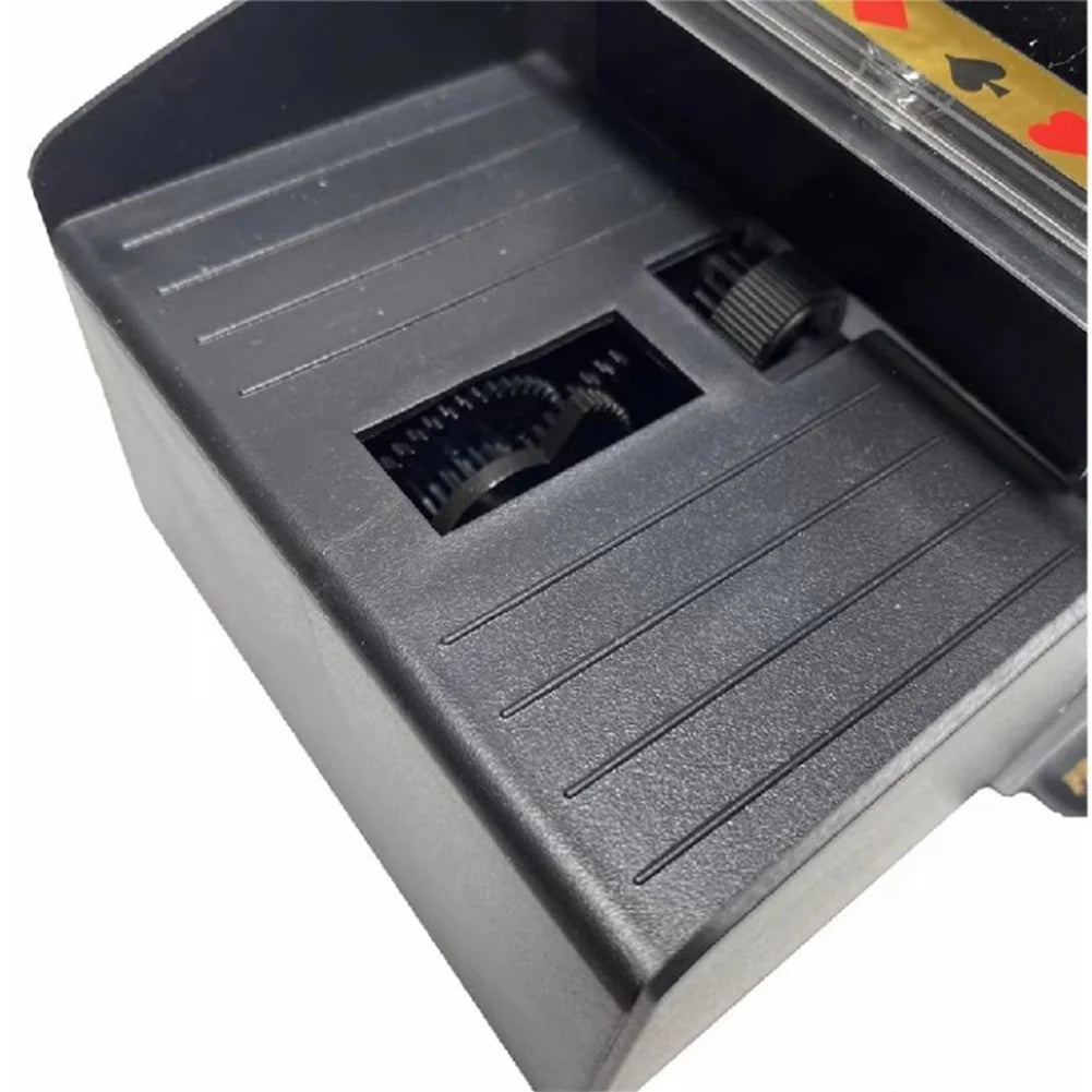 2024 New Automatic Poker Card Shuffler Board Games Battery Operated Playing Cards Shuffle 2 Deck Automatic Hand Crank