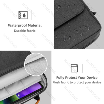 Tablet Case for Samsung Galaxy Tab S6 Lite Galaxy Tab S7 IPad Pro 11-iPad 9.7 9-11Inch Tablet Shoulder Bag Carrying Case Storage
