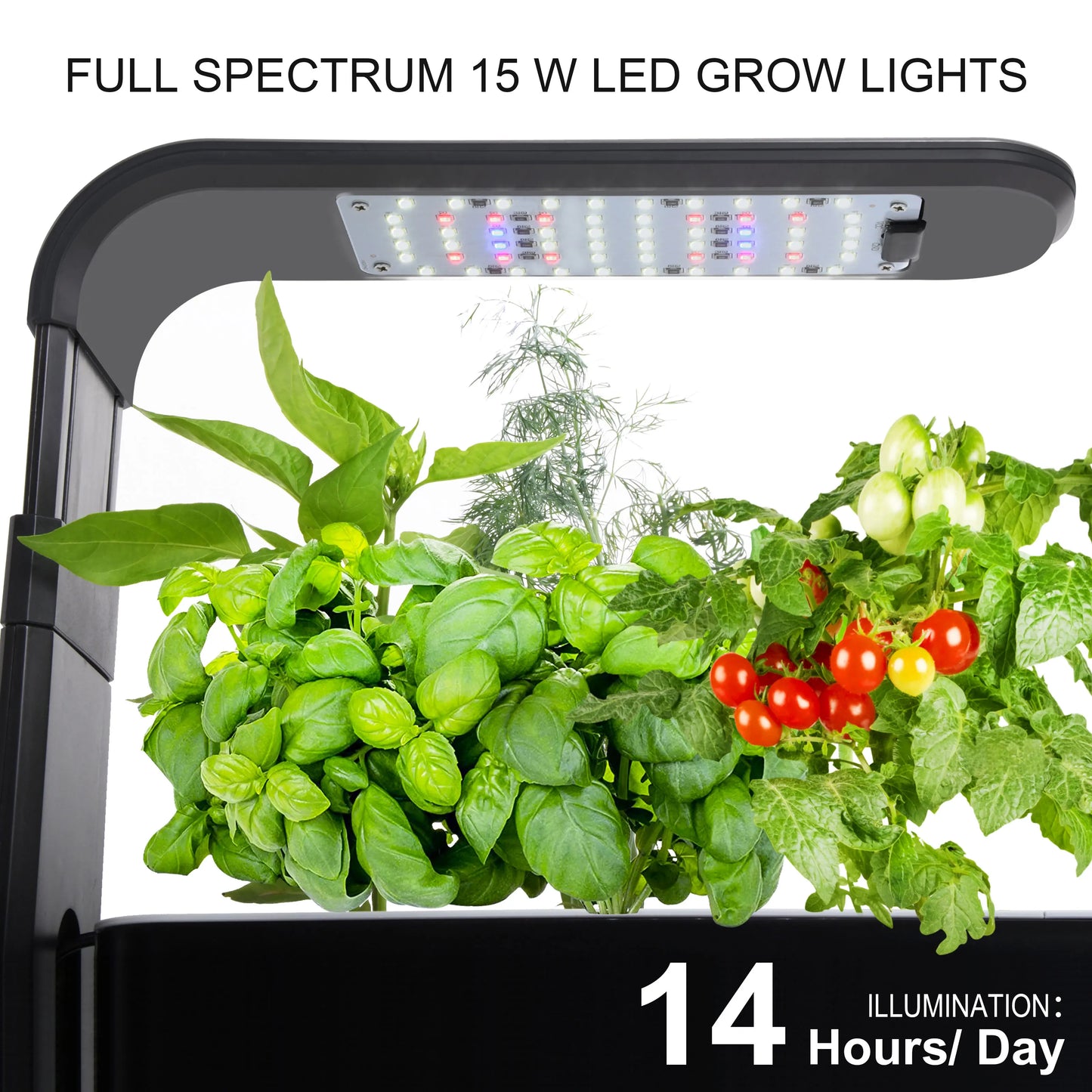 Vertak Hydroponics Kitchen Kit Indoor Growing Systems Mini Smart Home Garden With LED  Light