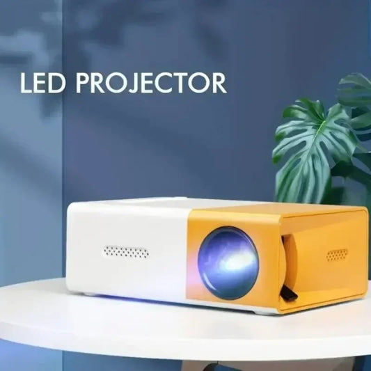 Miniproyector LED YG300 YG300 Versión mejorada 1000 lúmenes 320 x 240P Compatible con HDMI Reproductor multimedia doméstico con audio USB Beamer