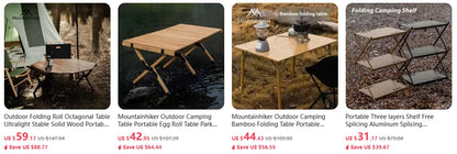 Black Dog Tool Storage Folding Camping Edc Multifunctional  Table Technological Gatgets Travel Multi-purpose  Telescopic