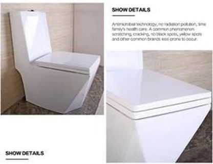 Safe and Comfortable Luxury Western Bath Ceramic Gold Toilet S Trap  WC Toilet