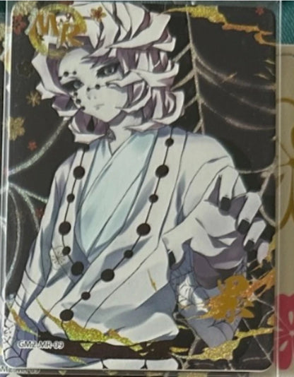 Anime Demon Slayer Kamado Tanjirou Kochou Shinobu Kanroji Mitsuri Iguro Obanai Collection Card Birthday Gifts Children's Toys