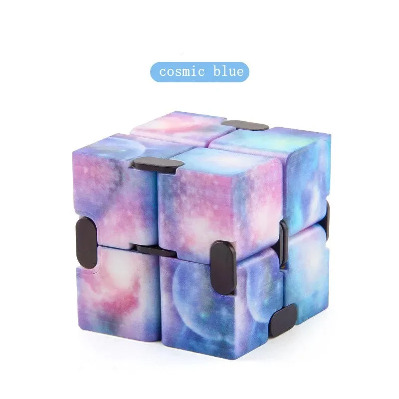 Starry Sky Infinity Cube Square Puzzle Toys Relieve Stress Hand Game Four Corner Maze Toys Children Adult Decompression fidget