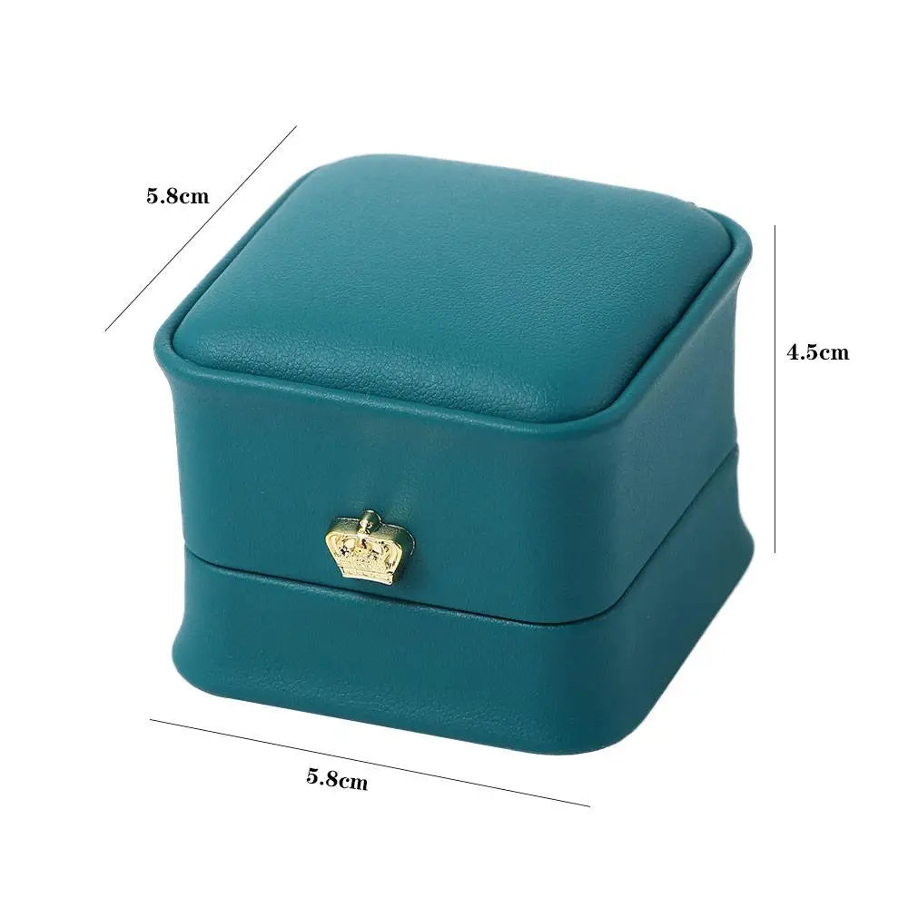 Package Case Wedding Ring Box Birthday Crown Buckle Storage Gift Box Lover Ring Box Storage Case Gift Boxes Jewelry Display