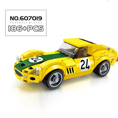 67 models City Racing Car Speed Champions Sports Building Blocks Bricks Classic Rally Super Racers F1 Great Vehicles kits toys
