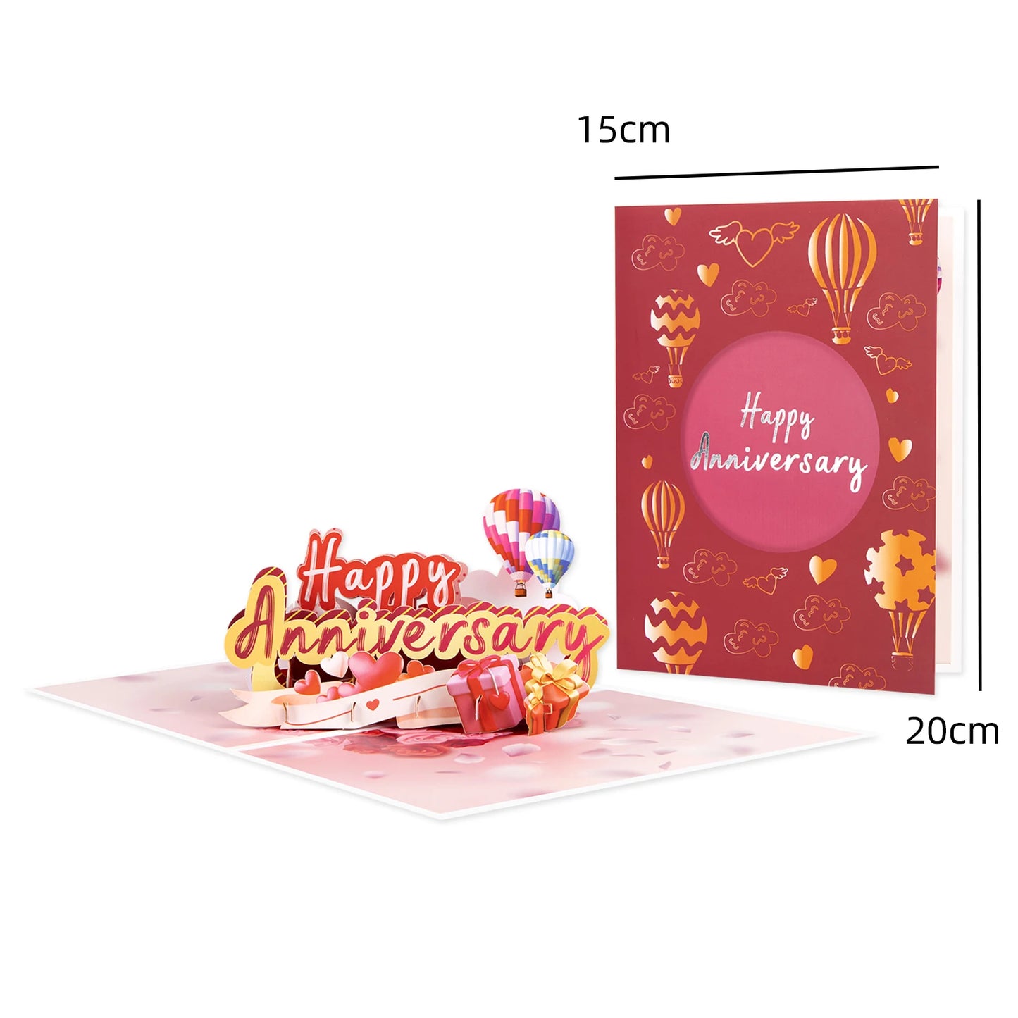 3D Pop-Up Cards Flowers Birthday Card Anniversary Gifts Postcard Maple Cherry Tree Wedding Invitations Greeting Cards