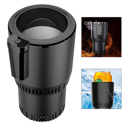 Portable Smart 2 In 1 12V Car Cup Cooler Warmer For Outdoor Travelling Mini Auto Refrigerator Cooling Heating Cup Drinks Holder