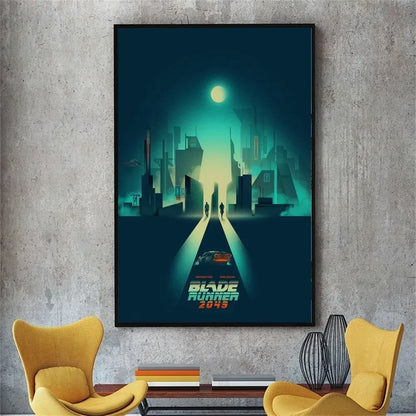 Blade Runner 2049 Movie Poster No Framed Poster Kraft Club Bar Paper Vintage Poster Wall Art Painting Bedroom Study Stickers