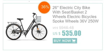 2024 New Women's Electric Bike For Adults 48v 350w Mobility Scooters For Travel With Baby Seat Mimi Velo Bicycle
