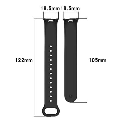 Silicone Strap For Xiaomi Smart Band 8 NFC Solid Bracelet Replacement Wristband Mi band 8 Waterproof Sport Watchband Accessories
