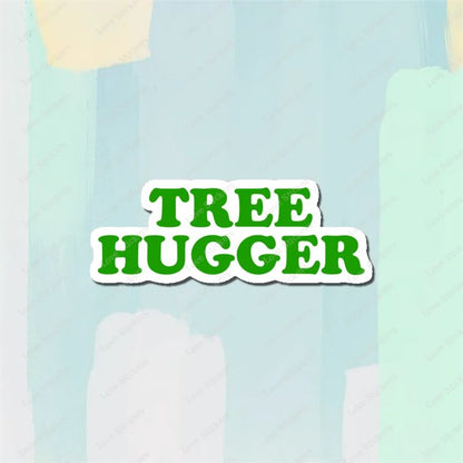 Retro Tree Hugger 5PCS Stickers for Living Room Bumper Anime Cute Kid Car Art Print Window Home Decor