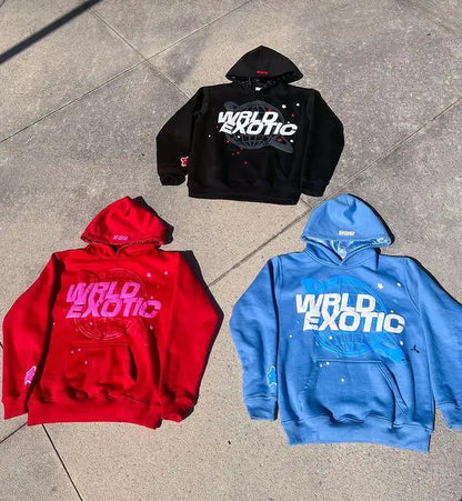 Y2K Harajuku lettre impression mousse pulls amples hommes femmes 2024 mode nouveau sweat-shirt hip-hop rock streetwear à capuche hauts