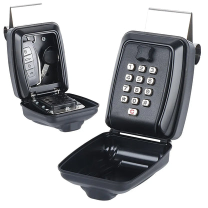 Portable Car Window Hanging Antitheft Code Key Box With 12Digits Code Waterproof Anti-theft Key Safe For Office Home Outdoor Use