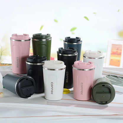 510ml Water Bottle Leakproof Travel Thermo Cup Double Stainless Steel For Tea Water Coffee Mug Car Thermos Mug