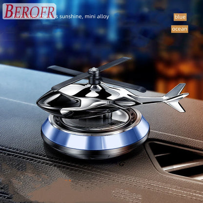 Solar Car Air Freshener Helicopter Propeller Fragrance Supplies Interior Accessories Decor Flavoring Original Perfume Diffuser