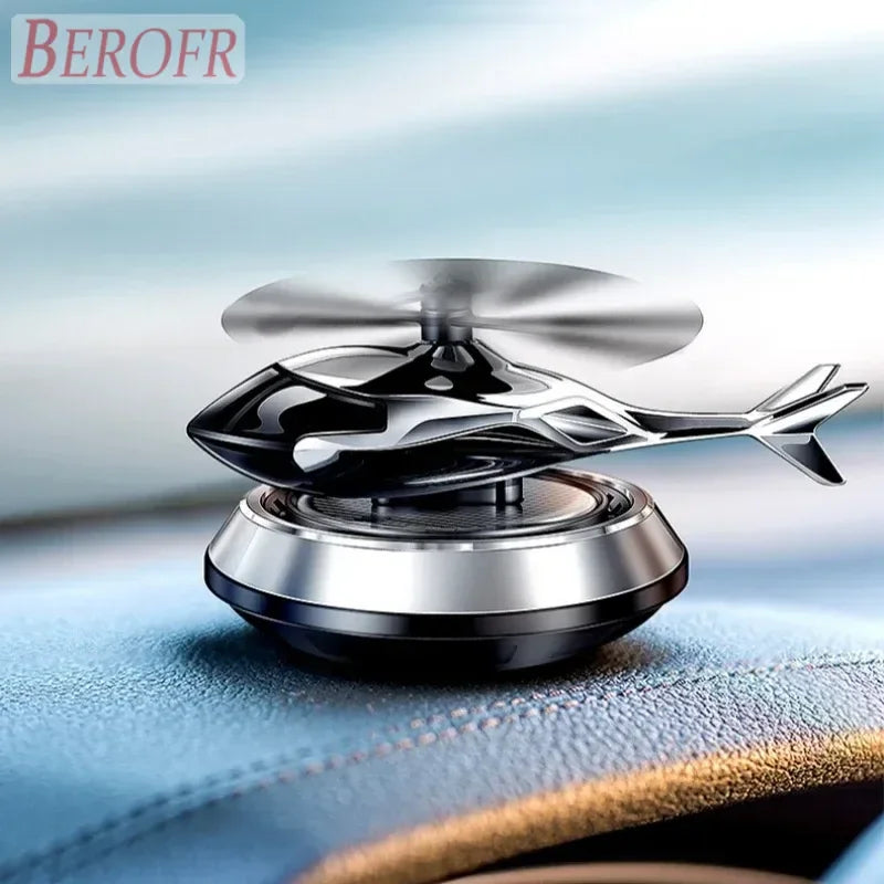 Solar Car Air Freshener Helicopter Propeller Fragrance Supplies Interior Accessories Decor Flavoring Original Perfume Diffuser