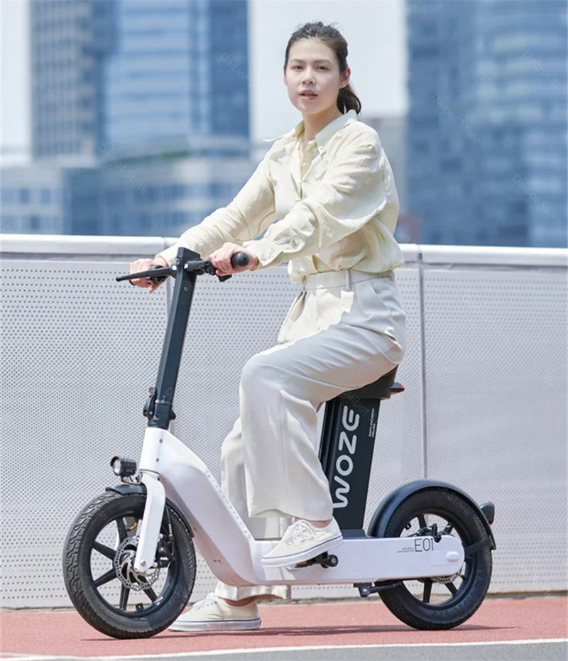2024 New Women's Electric Bike For Adults 48v 350w Mobility Scooters For Travel With Baby Seat Mimi Velo Bicycle