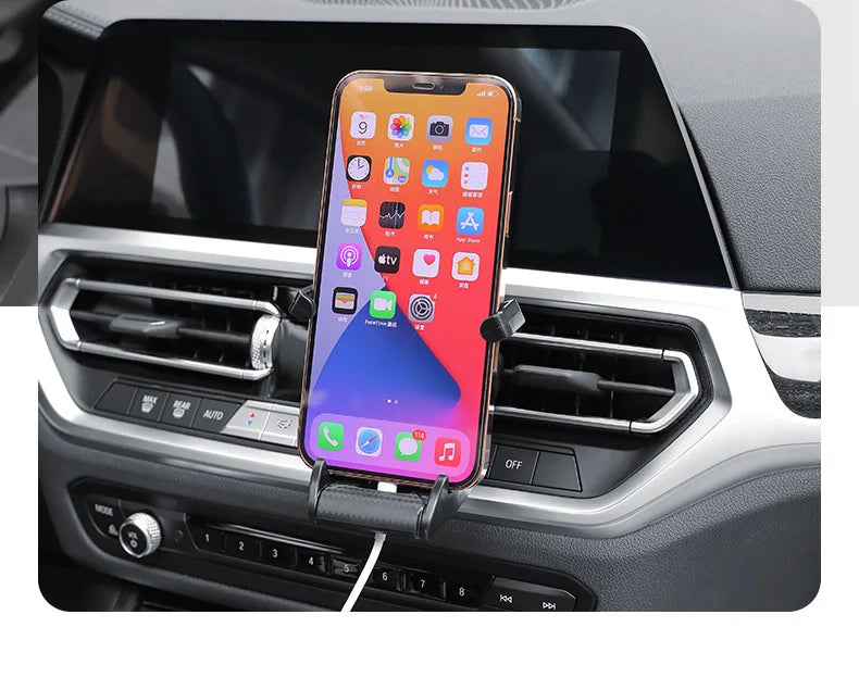 Universal Seat Style Mobile Phone Holder Car AirVent Clip Mount Holder Car Racing Outlet SeatHolder Air Design Navigation