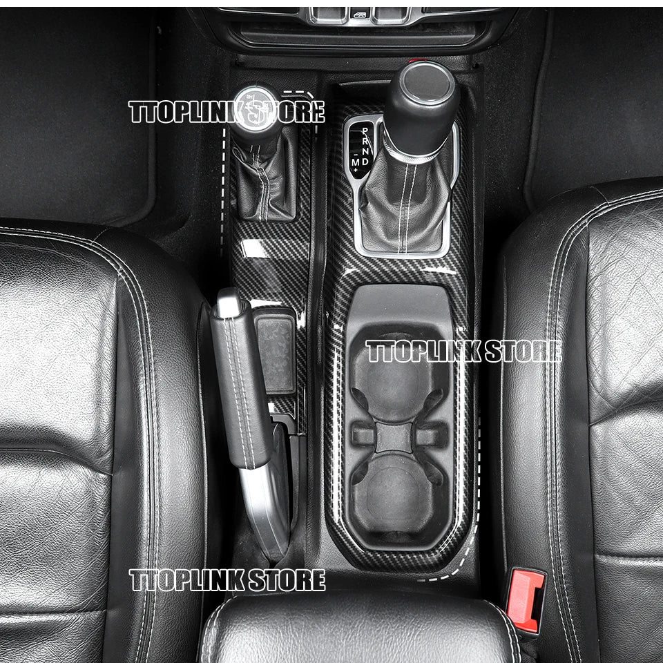 ABS Interior 4WD Gear Shift Panel/Gear Shift Panel Cover for Jeep Wrangler JL/for Jeep JT Gladiator 2018 Up Car Accessories