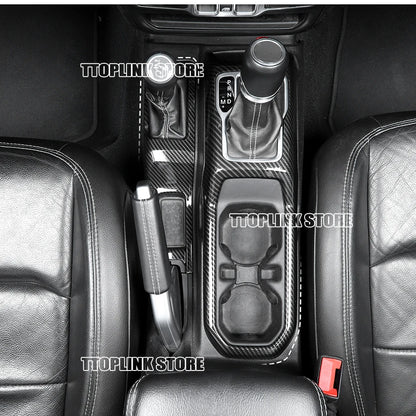 ABS Interior 4WD Gear Shift Panel/Gear Shift Panel Cover for Jeep Wrangler JL/for Jeep JT Gladiator 2018 Up Car Accessories