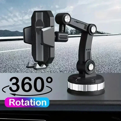 VIKEFON 360 Rotate Universal Car Phone Holder Moblie Windshield Mount Stand For iPhone Samsung HandFree Driving Car Phone Holder