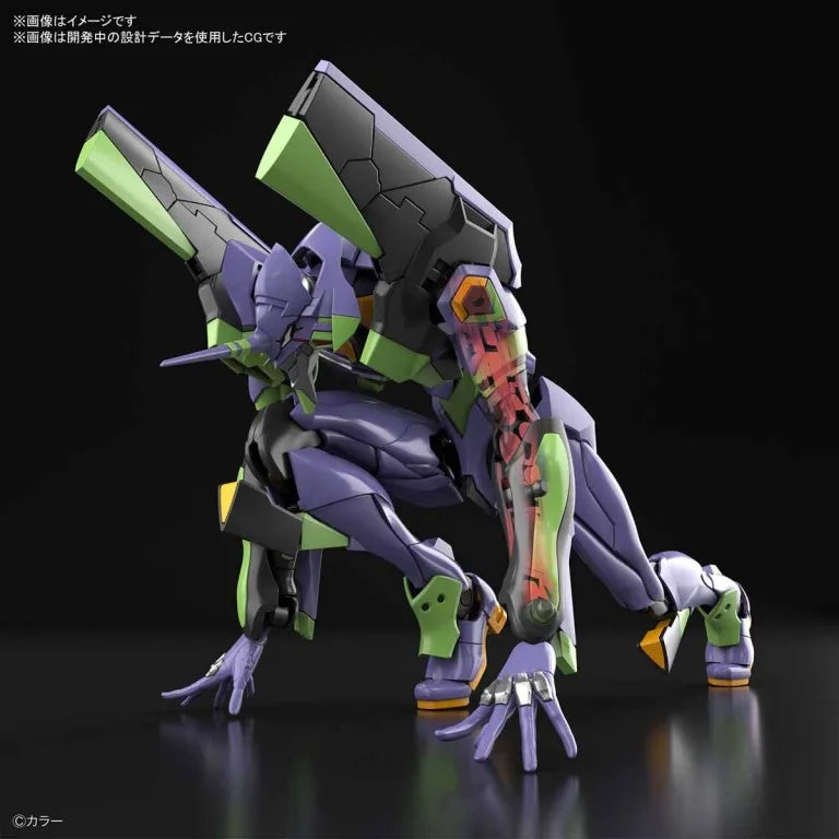 Original Genuine RG EVANGELION UNIT-00 -01 -02 -03 -04 -06 -08 Bandai Anime Model Toys Action Figure Gifts Collectible Ornaments