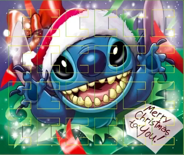 Stitch Mickey Christmas Advent Calendar Disney Bracelets 24 Days Xmas Countdown Calendar Diy Jewelry Making Kit For Girl Gift