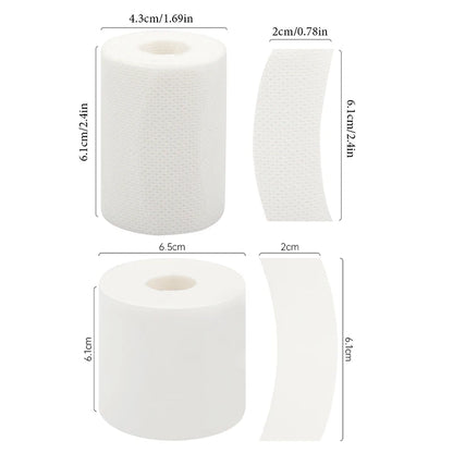 110 piezas/rollo de almohadillas de espuma micro para los ojos, cintas para extensiones de pestañas, accesorios de maquillaje, suministros para levantamiento de pestañas, almohadillas de espuma micro para debajo de las pestañas