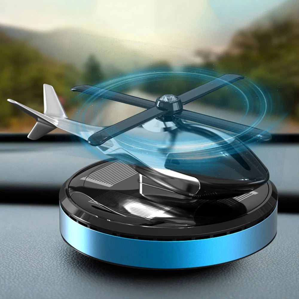 Solar Plane Car Air Freshener Car Fragrance Perfume Fresh Vent Air Aromatherapy Dashboard Handrail box Decoration Aroma Diffuser