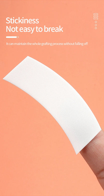 110 piezas/rollo de almohadillas de espuma micro para los ojos, cintas para extensiones de pestañas, accesorios de maquillaje, suministros para levantamiento de pestañas, almohadillas de espuma micro para debajo de las pestañas