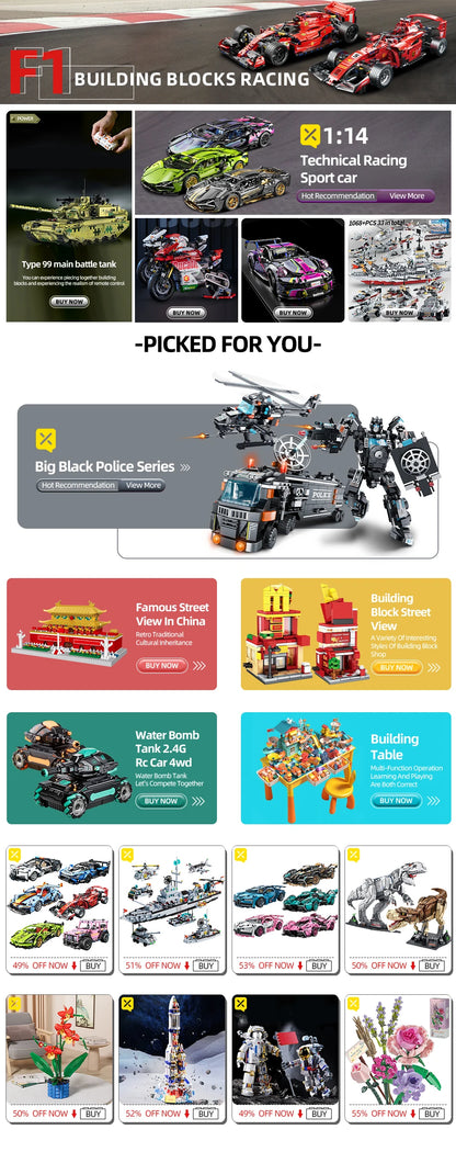 Technology Toys High-Tech Super Sport 1:8 Racing Car Model Racing Compatible Buidling Bricks High-tech Children Christmas Gifts