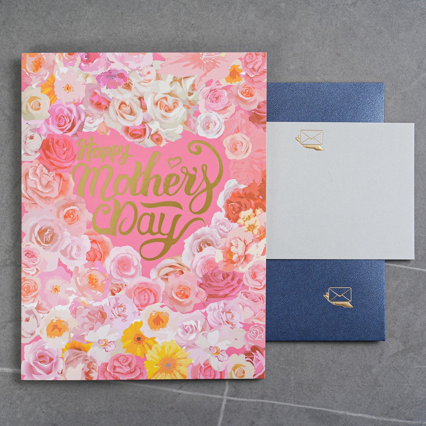 Tarjeta de felicitación emergente con flores en 3D para cumpleaños, día de la madre, día del padre, graduación, aniversario de bodas, mejórate pronto, simpatía