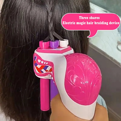 Automatic Hair BraiderElectric DIY Hair Weave Machine Twist Knitting Roll Twisted Braiding Hair Styling Tools Girl Gift