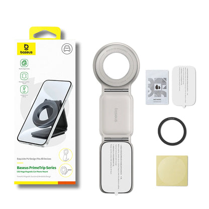 Baseus Car Phone Holder Magnetic Mobile Mount Bracket for Magsafe Foldable Car Phone Holder for iPhone 15 14 13 12 For Samsung