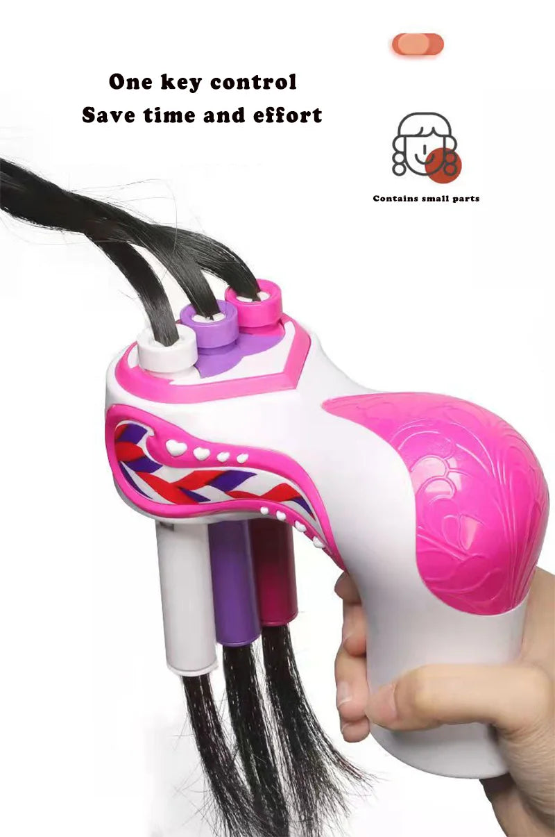 Automatic Hair BraiderElectric DIY Hair Weave Machine Twist Knitting Roll Twisted Braiding Hair Styling Tools Girl Gift