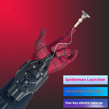 2024 New Spider Man Web Shooters Wrist Launcher Shooters Hot Peter Parker Cosplay Props Shooting Device Toy Set Boy Toy Gift