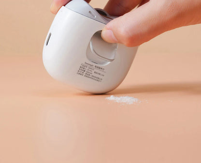 Cortauñas automático eléctrico Youpin, ligero, seguro para el hogar, rápido, luz LED, herramientas portátiles para el cuidado de las uñas de bajo decibelio