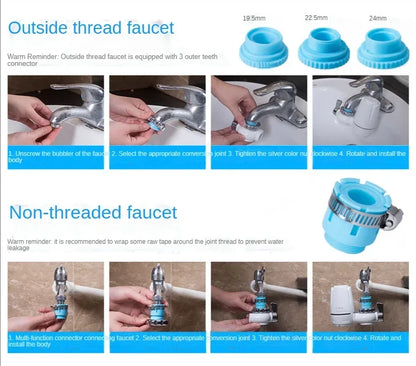 Tap Water Filter Washable Replacement Kitchen Faucet Long Lasting Filtro Water Purifier Tap Filter Chlorine