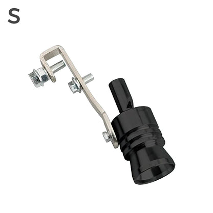 1 pieza de silbato de turbina modificado para automóvil, silbato de tubo de escape, silbato de imitación para motocicleta, silbato amplificador de sonido de escape de turbina
