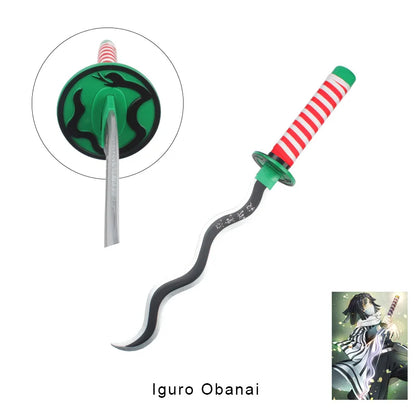 Anime Demon Slayer Katana Kimetsu No Yaiba Sword  60cm Toy Sword  Sanemi Kyoujurou Kokushibou Reissue Katana