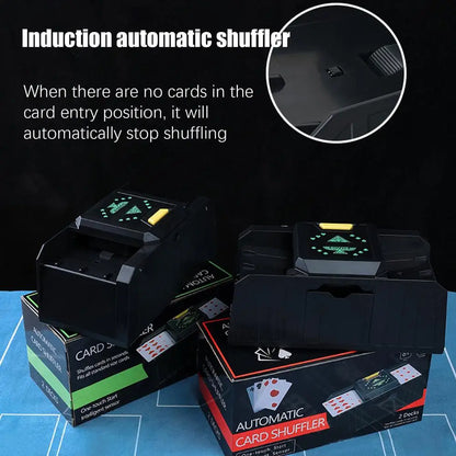 Automatic Card Shuffling Machine 2 Decks Electric Poker Card Shuffler Automatic Sensor / Timed Shuffler Poker Shuffle Machine